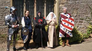 Knights at Clitheroe Castle