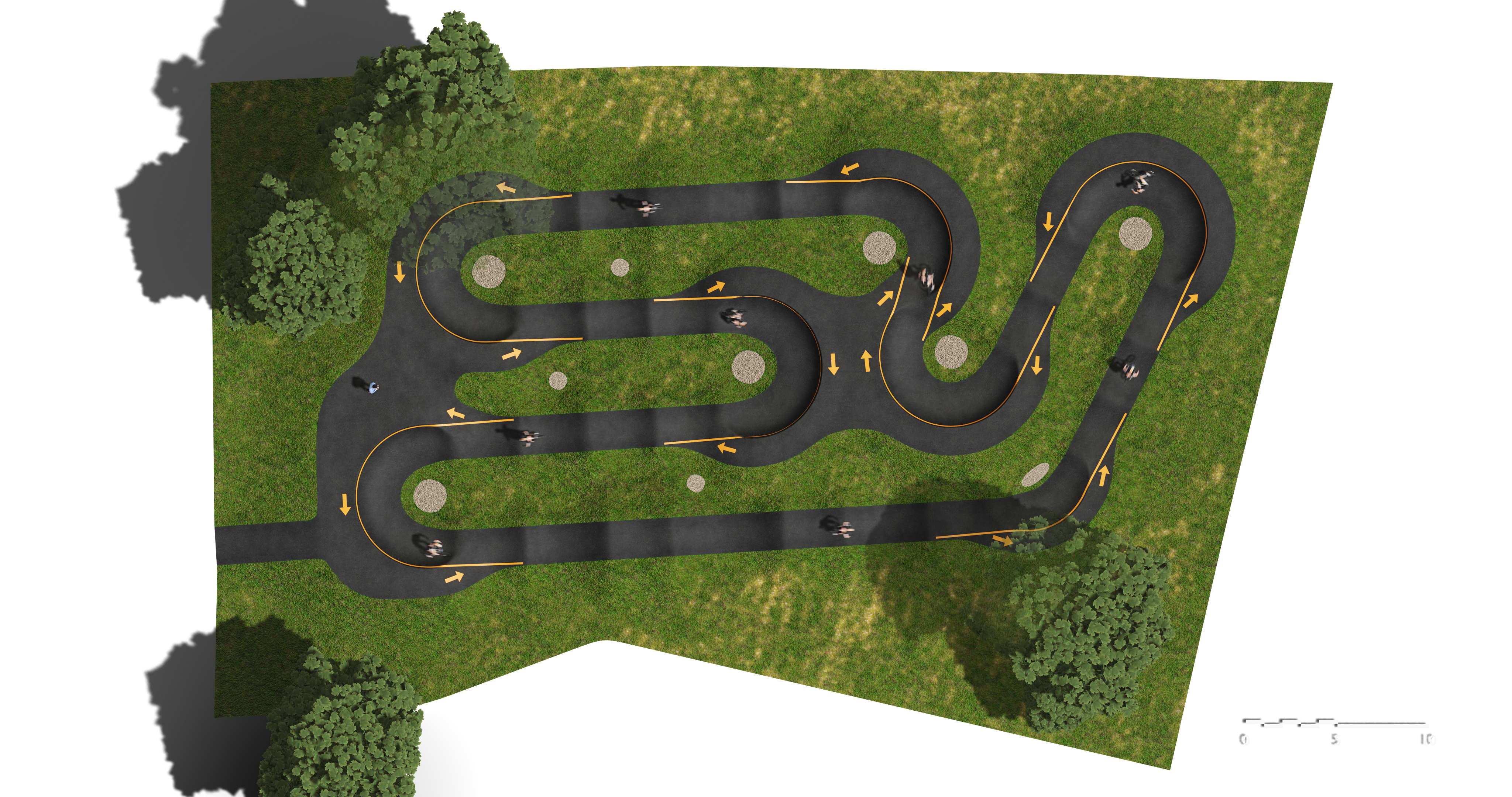 Clitheroe Pump Track indicative plan 1