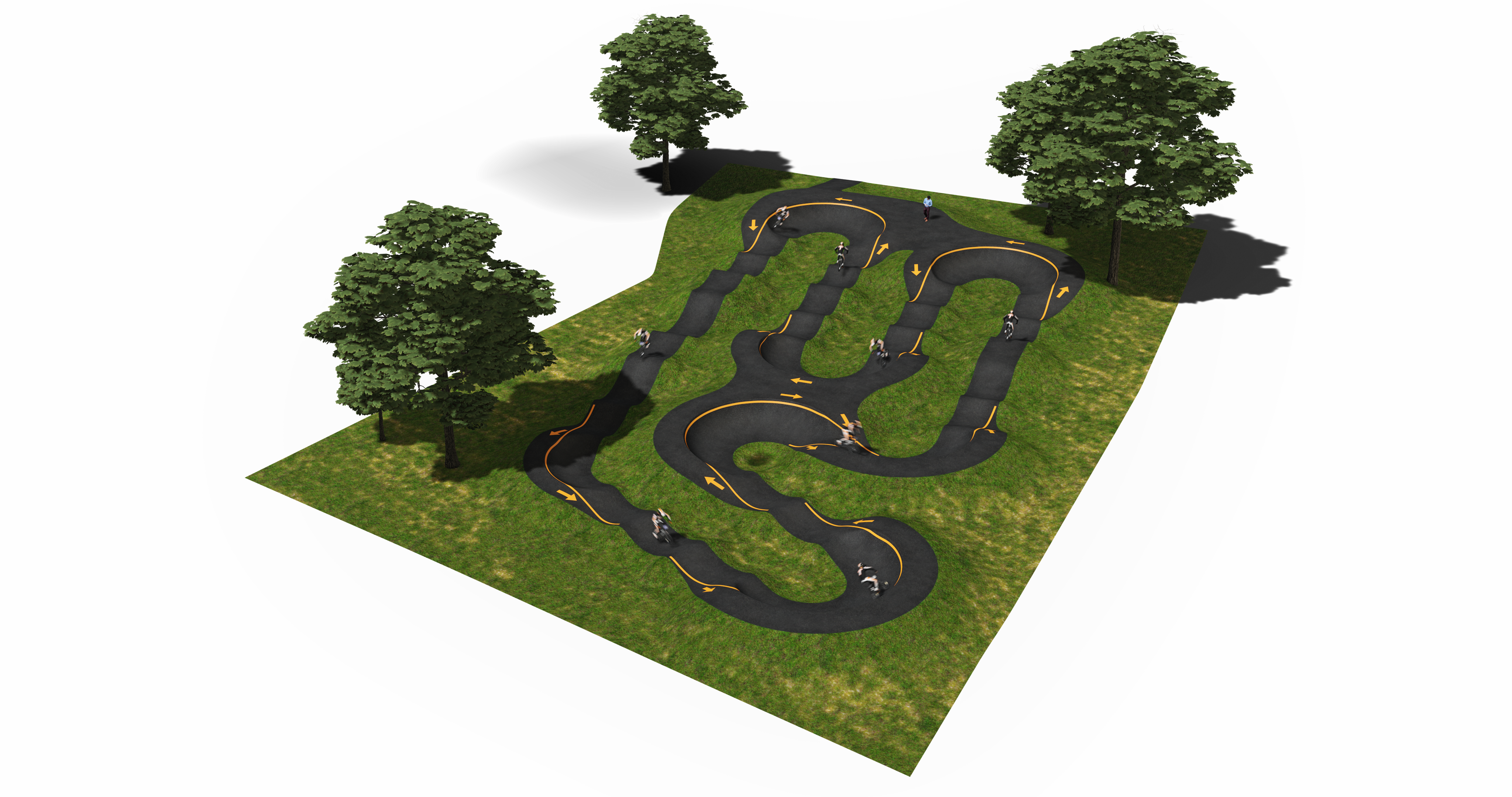 Clitheroe Pump Track indicative plan 2