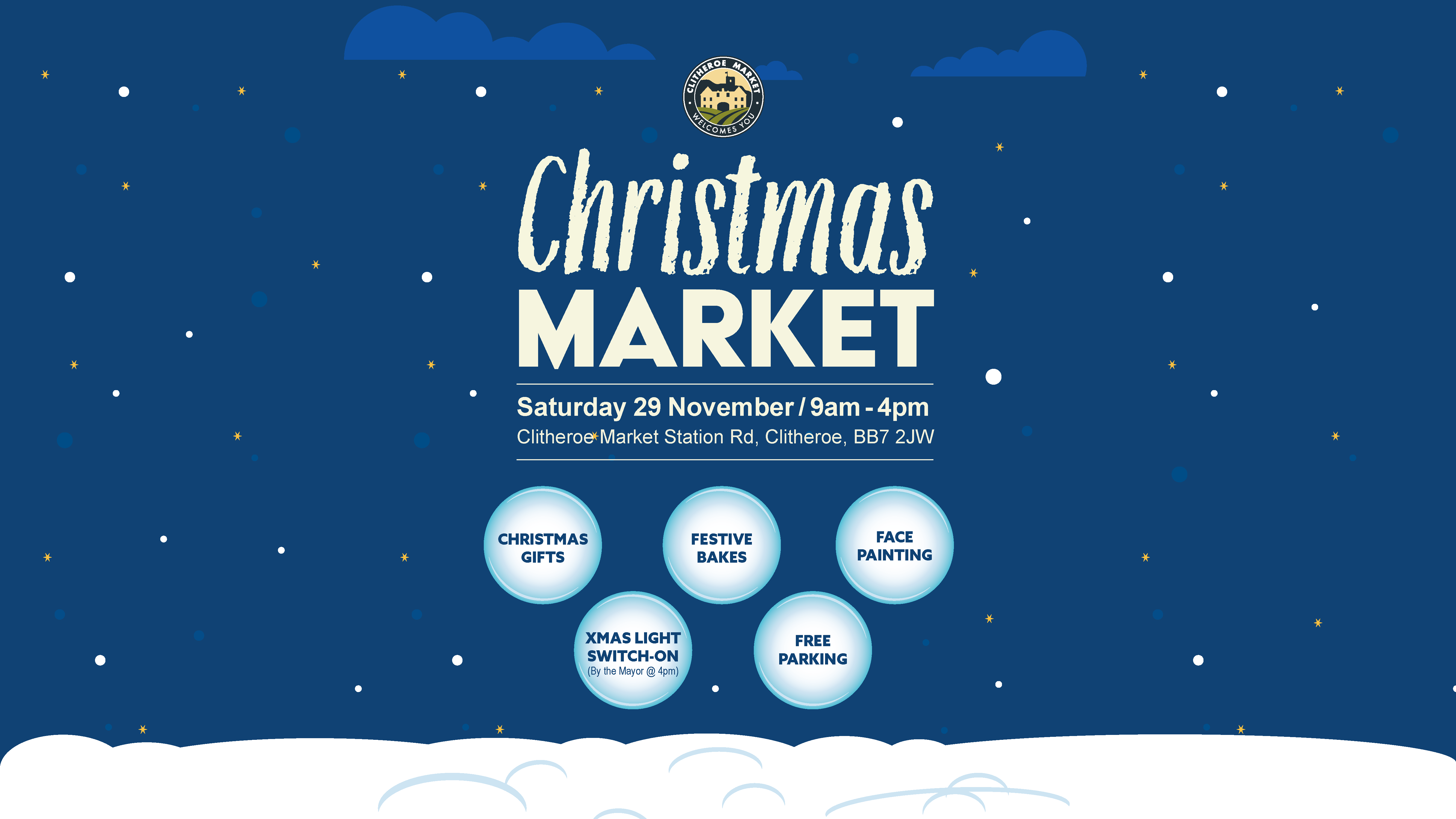 Christmas Market at Clitheroe Market