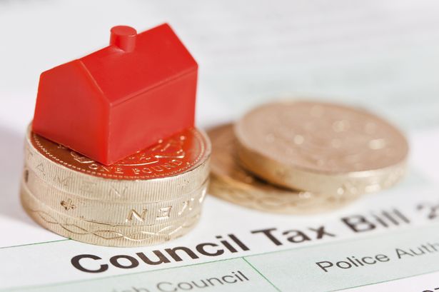Council Tax Bill and Money image