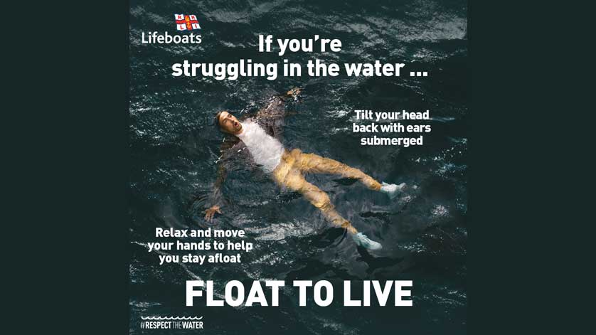 RNLI Launches Float to Live Campaign Ahead of the Half Term Holiday