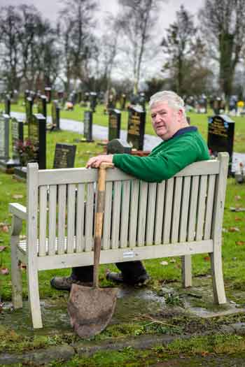 Sexton Keith Jackson is retiring after 40 years at Ribble Valley Borough Council.