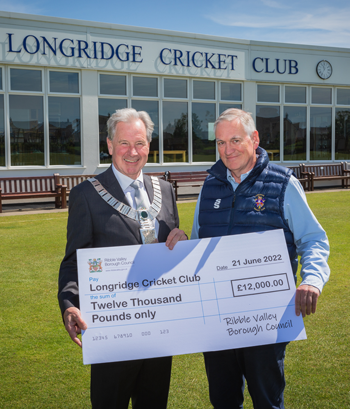 Longridge cricket club grant
