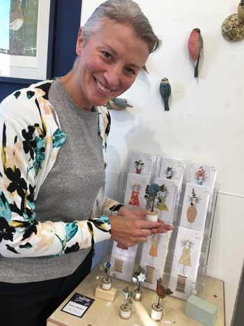 Ribble Valley Borough Council arts development officer Katherine Rodgers at Northern Star, the Platform Gallery&rsquo;s glittering annual festive showcase.