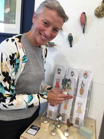 Ribble Valley Borough Council arts development officer Katherine Rodgers at Northern Star, the Platform Gallery’s glittering annual festive showcase.