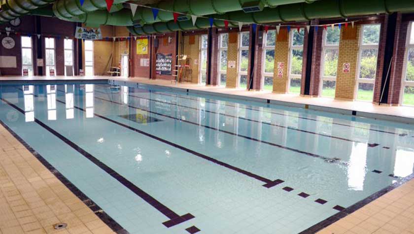 Inside Ribblesdale pool