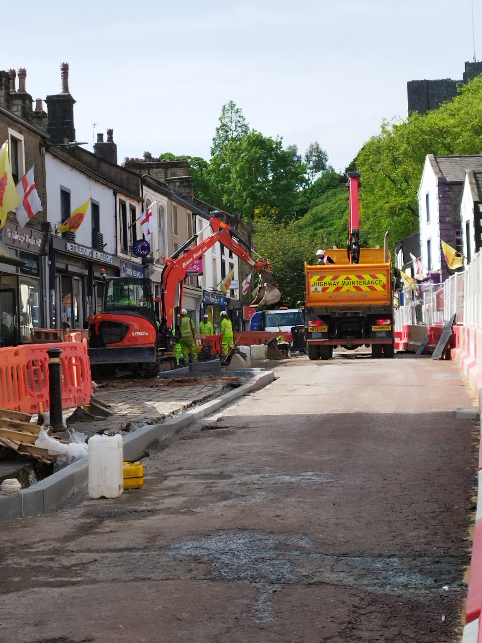 Castle street road closed